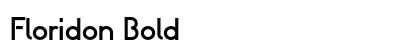 Floridon Bold preview