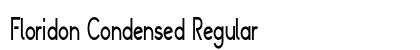 Floridon Condensed Regular Preview