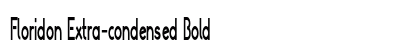 Floridon Extra-condensed Bold Preview