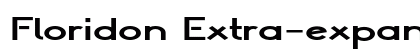 Floridon Extra-expanded Bold Preview