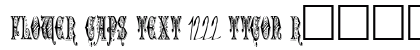 FLOWER CAPS TEXT 1222 TTCON Regular preview