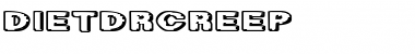 DietDrCreep Regular Font