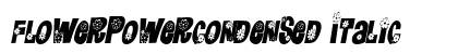 FlowerPowerCondensed Italic preview