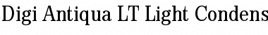 DigiAntiqua LT LightCondensed Regular Font