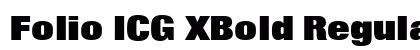 Folio ICG XBold Regular preview