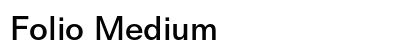 Folio Medium preview