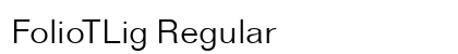 FolioTLig Regular preview