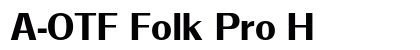 A-OTF Folk Pro H Preview
