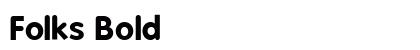 Folks Bold preview