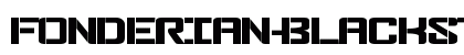 Fonderian-BlackStencil Black preview