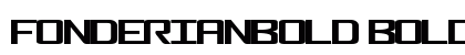 FonderianBold Bold preview