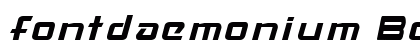 fontdaemonium Bold preview