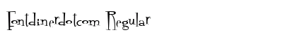 Fontdinerdotcom Regular Preview