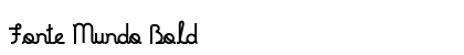 Fonte Mundo Bold preview