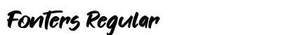 Fonters Regular preview
