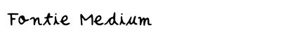 Fontie Medium preview
