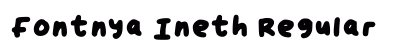 Fontnya Ineth Regular preview