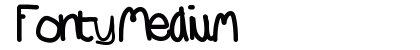 Fonty Medium preview