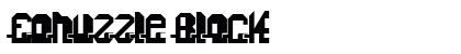 Fonuzzle Black preview