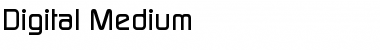 Digital-Medium Regular Font