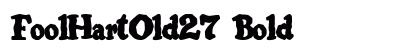 FoolHartOld27 Bold preview