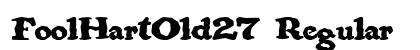 FoolHartOld27 Regular Preview