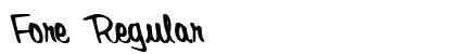 Fore Regular Preview