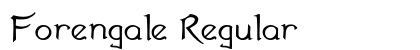 Forengale Regular preview