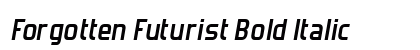 Forgotten Futurist Bold Italic Preview