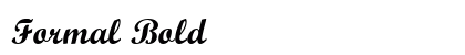 Formal Bold preview