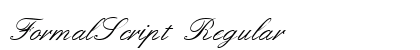 FormalScript Regular preview