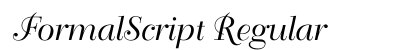 FormalScript Regular preview