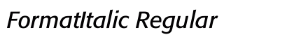 FormatItalic Regular preview
