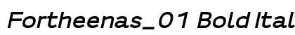 Fortheenas_01 Bold Italic Preview