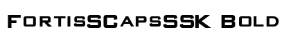 FortisSCapsSSK Bold preview