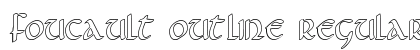 Foucault Outline Regular preview