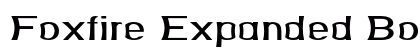 Foxfire Expanded Bold Preview