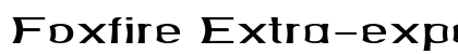 Foxfire Extra-expanded Bold Preview