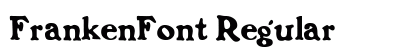 FrankenFont Regular preview