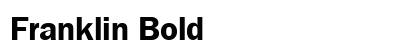Franklin Bold preview