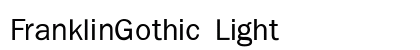 FranklinGothic Light preview