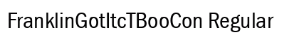 FranklinGotItcTBooCon Regular preview