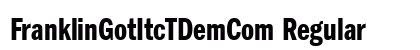 FranklinGotItcTDemCom Regular preview