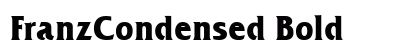 FranzCondensed Bold preview