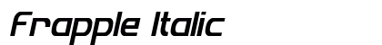 Frapple Italic Preview