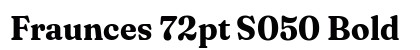Fraunces 72pt S050 Bold preview