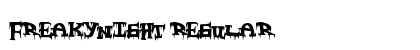 FreakyNight Regular preview