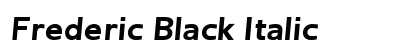 Frederic Black Italic Preview