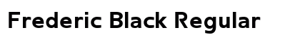 Frederic Black Regular preview