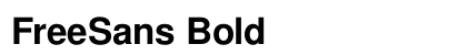 FreeSans Bold Preview